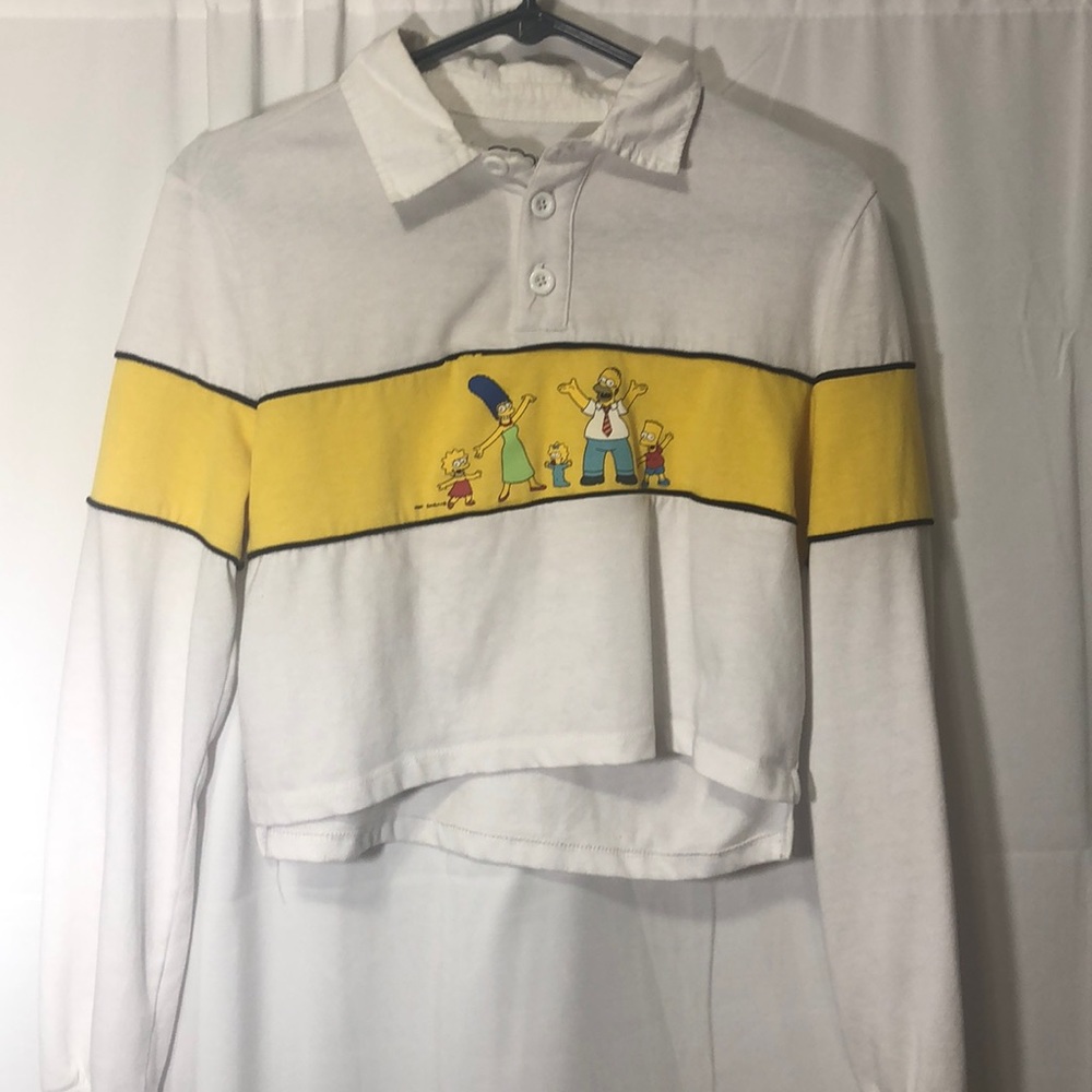Simpsons Crop Top